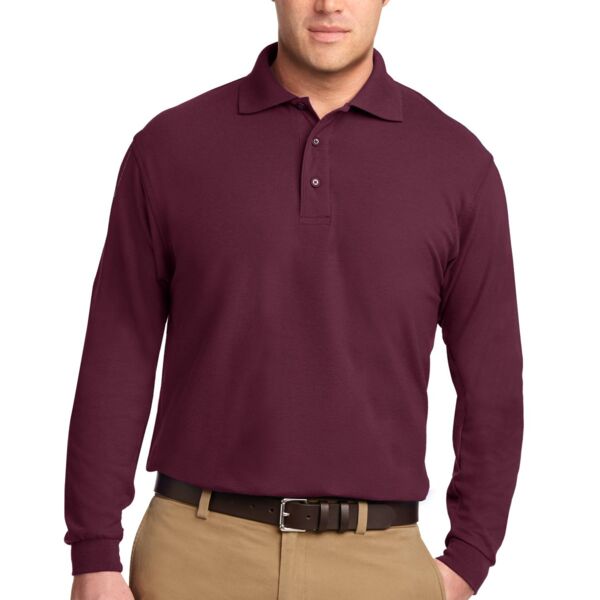 Silk Touch Long Sleeve Polo Thumbnail