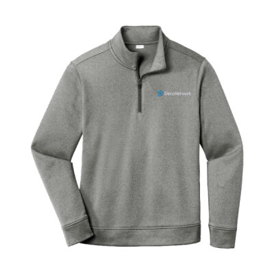 DecoNetwork - PosiCharge ® Sport Wick ® Heather Fleece 1/4 Zip Pullover Thumbnail