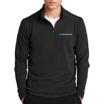DecoNetwork - Lightweight French Terry 1/4 Zip Pullover Thumbnail