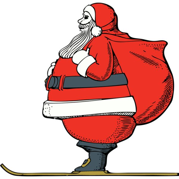 Skiing Santa Thumbnail