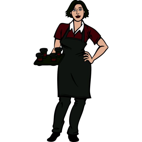 waitressM010 eps Thumbnail