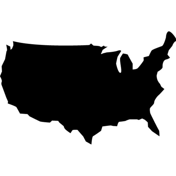 USA Map Silhouette2 Thumbnail
