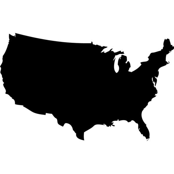 USA Map Silhouette1 Thumbnail