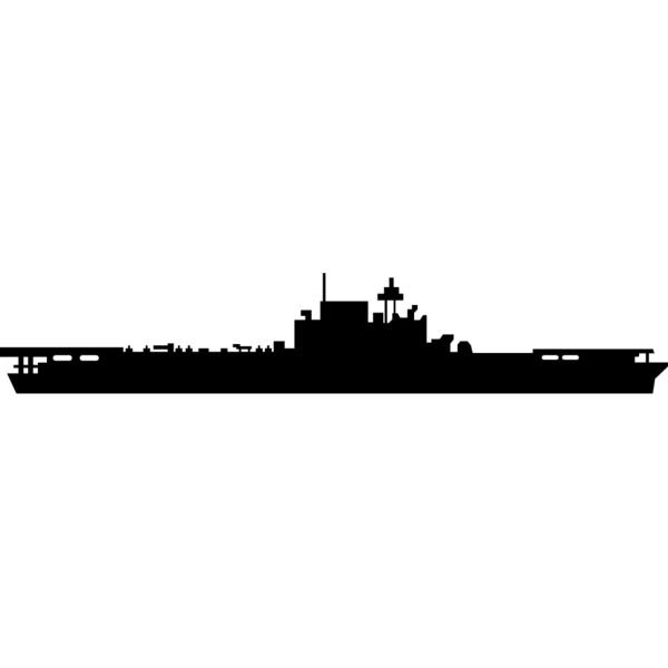 Aircraft Carrier Silhouette10 Thumbnail