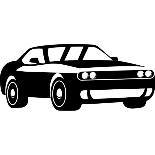 Muscle Car Silhouette1 Thumbnail