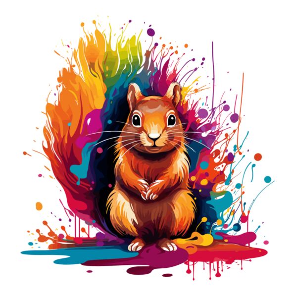 Colorful Squirrel Thumbnail