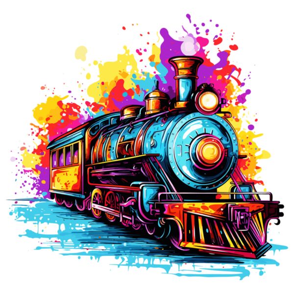 Colorful Train Thumbnail