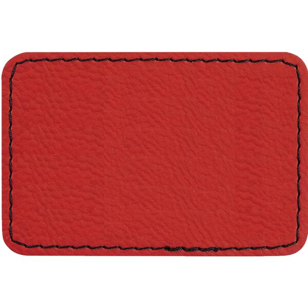 Leatherette Patch   Red Thumbnail